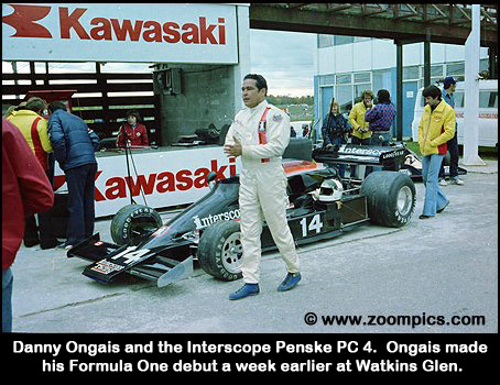 Danny Ongais and the Penske PC 4
