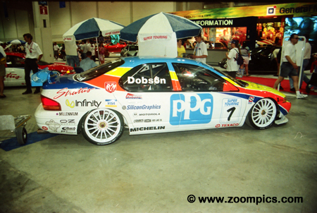 1997 Toronto North American Super Touring Championship Fastest Qualifier For Round Eleven Was Dominic Dobson Driving The Pacwest Entered Dodge Stratus Before End Of First Lap He Ped By Peter